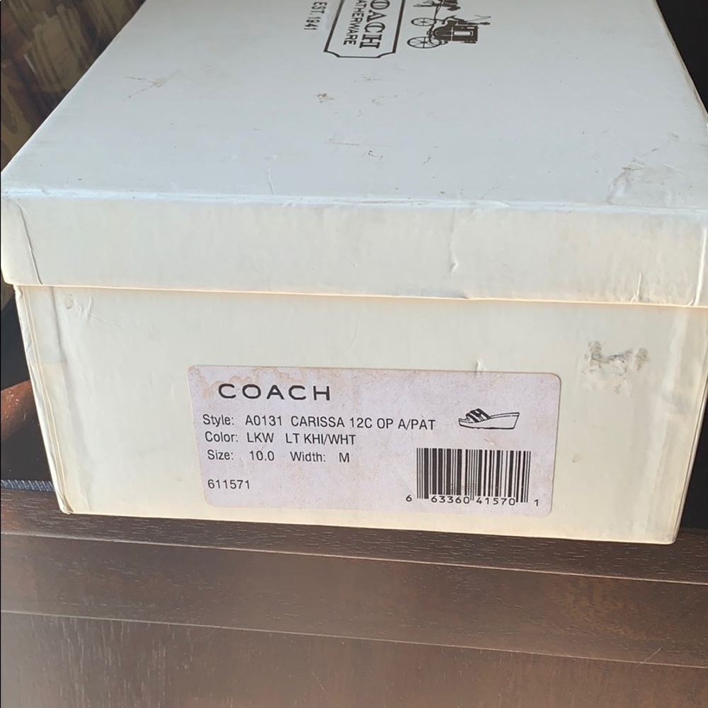 Coach Carissa Wedges Heel Shoes - Picture 8 of 11